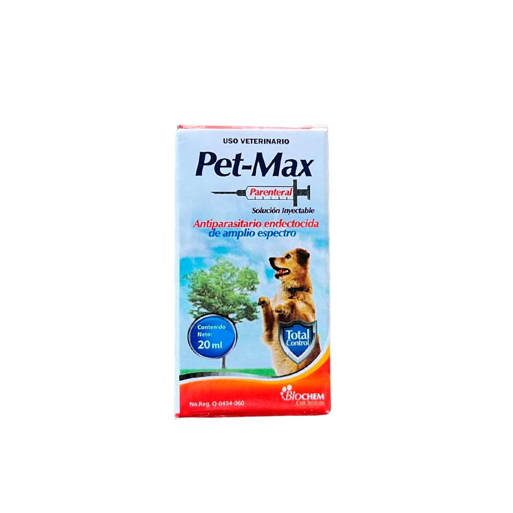 PET MAX PARENTERAL INYECTABLE 20 ML - CP MAX