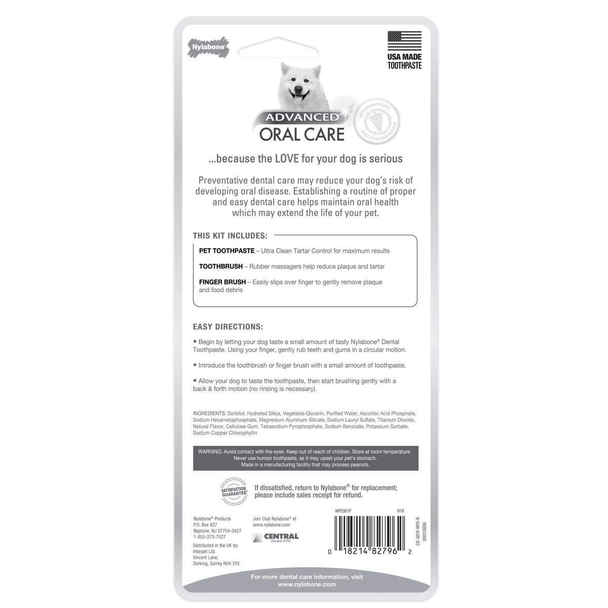 Nylabone Kit Dental Advanced Oral Care Adulto