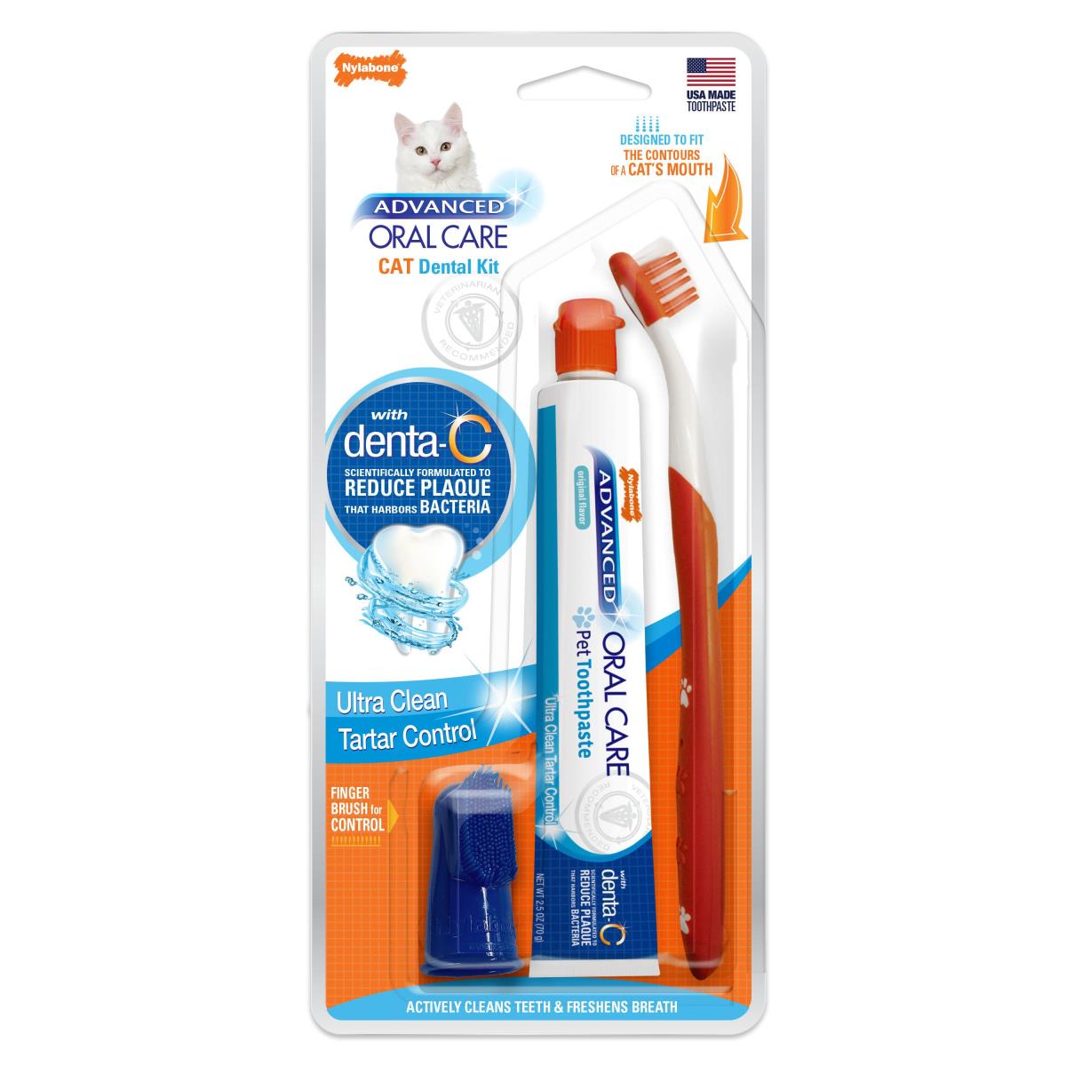 Nylabone Kit Dental Advanced Oral Care Gatos