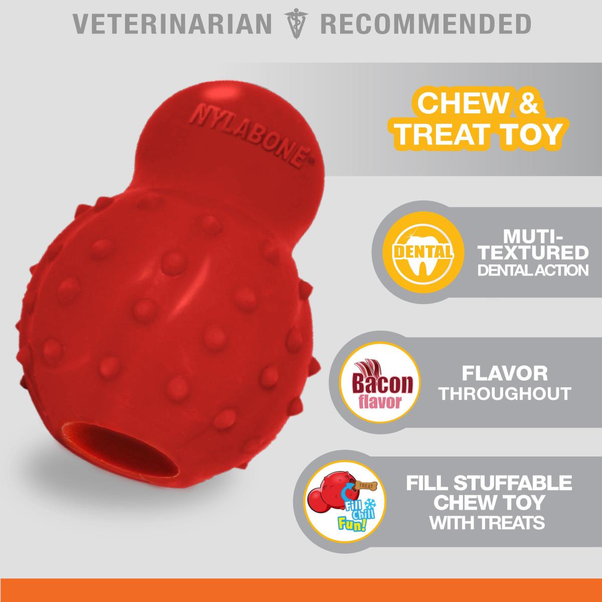 Nylabone Juguete Strong Chew Cono - Tocino