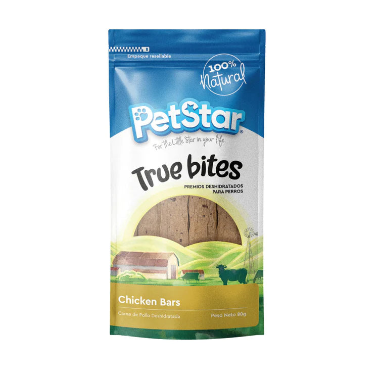 CHICKEN BARS 80 GRS - PETSTAR