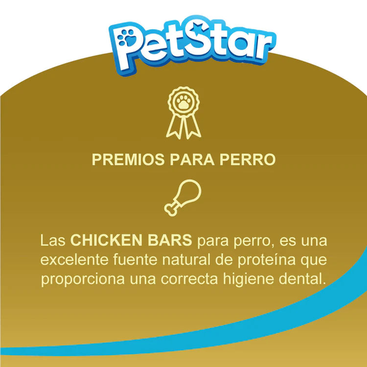 CHICKEN BARS 80 GRS - PETSTAR
