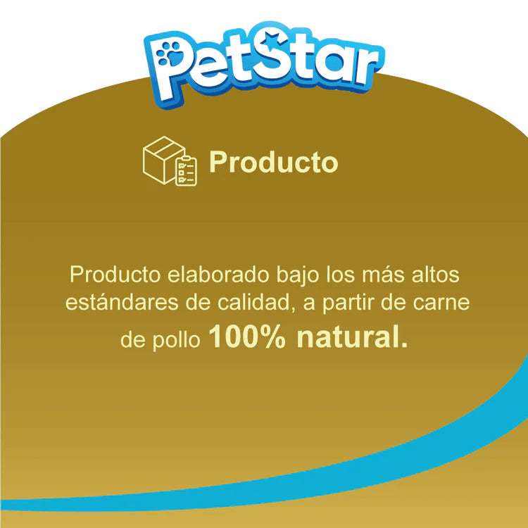 CHICKEN BARS 80 GRS - PETSTAR