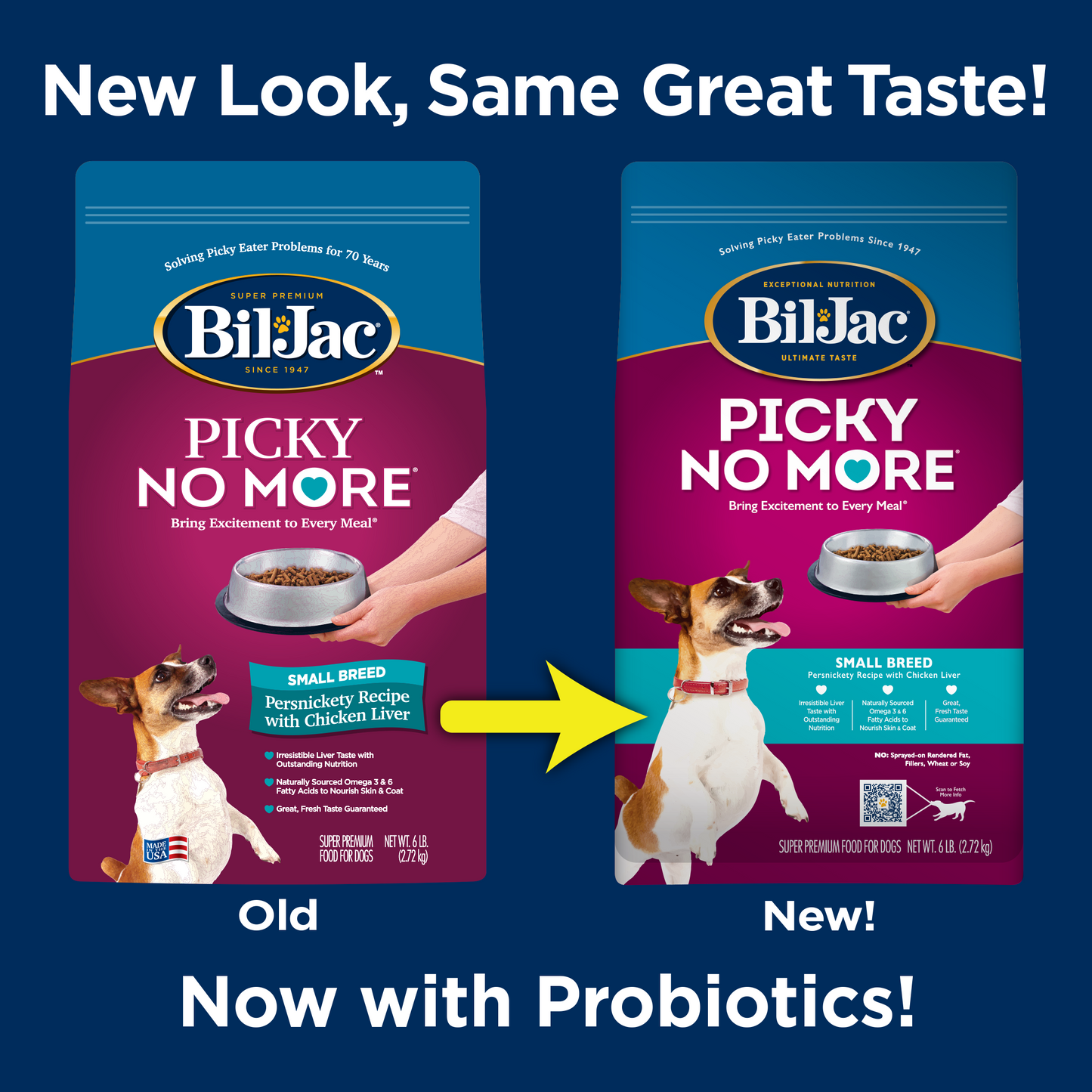 Bil-Jac Picky No More Perro Exigente Raza Chica