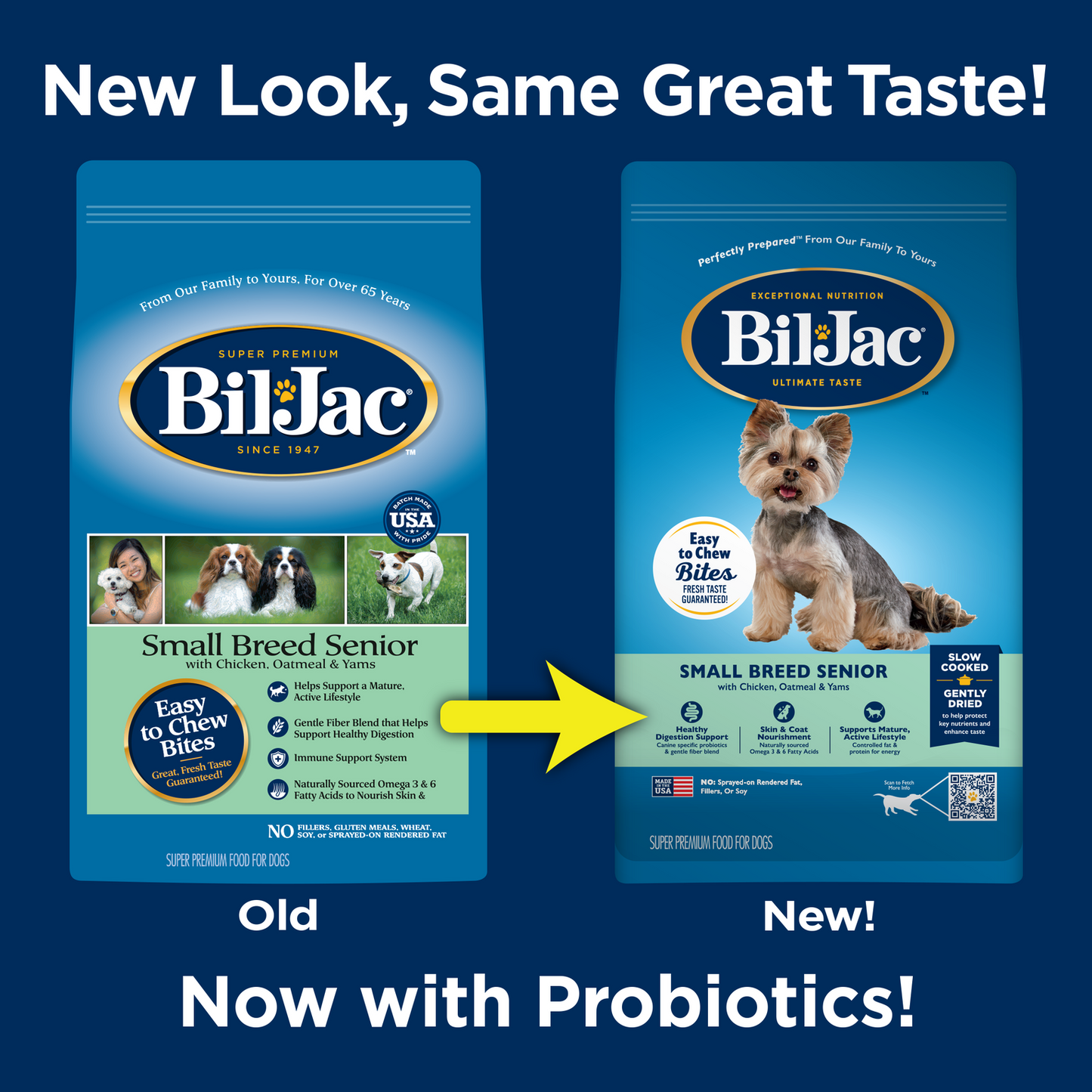 Bil-Jac Senior Raza Pequeña (Perro Adulto Mayor)