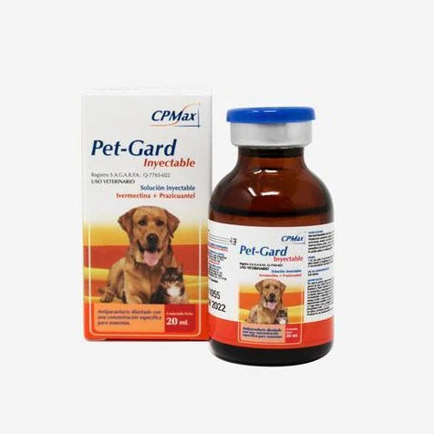 PET GARD INYECTABLE 20 ML -  CP MAX