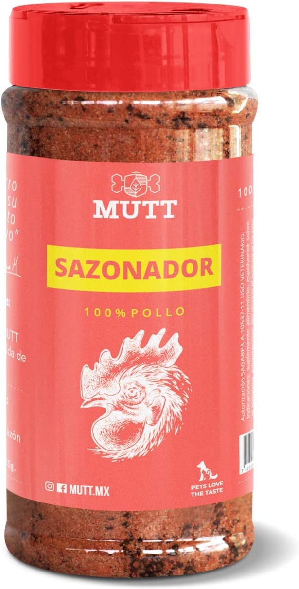 MUTT Sazonador de Pollo para alimento-Perros y Gatos