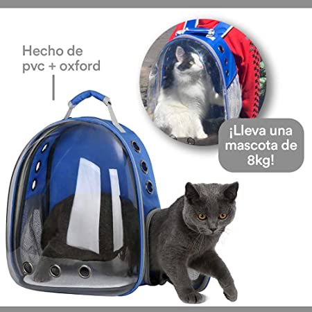 Mochila transportadora con ventana