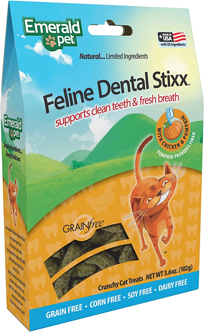 FELINE DENTAL STIXX - EMERALD PET