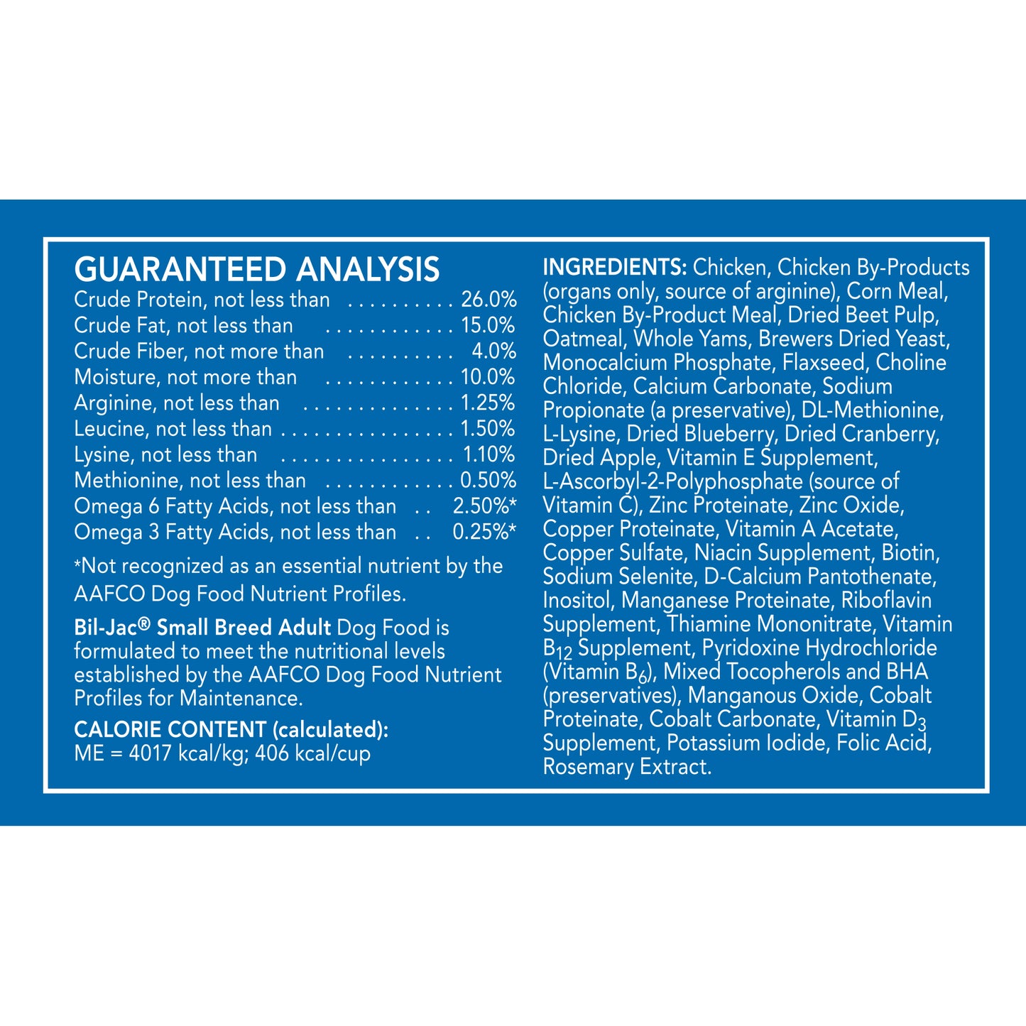 Bil-Jac Perro Adulto Raza Pequeña