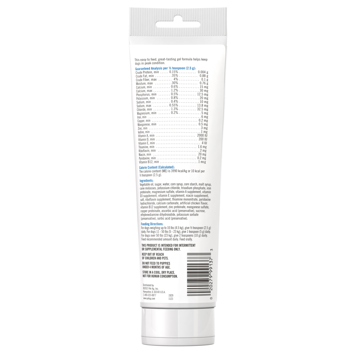 PetAg Suplemento en Gel Vitaminas y Minerales para Perro