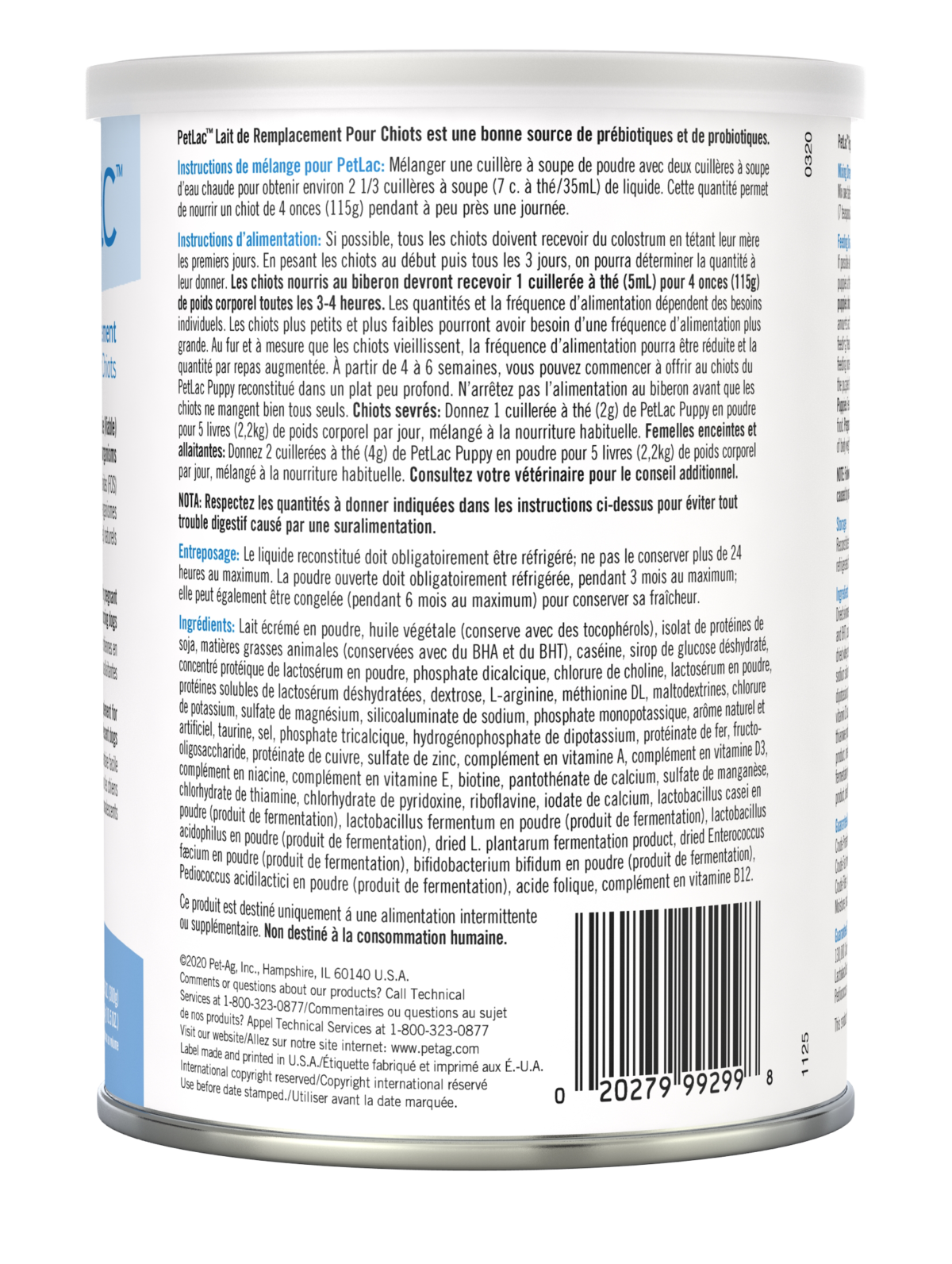 PetLac® Sustituto de Leche en Polvo para Cachorro