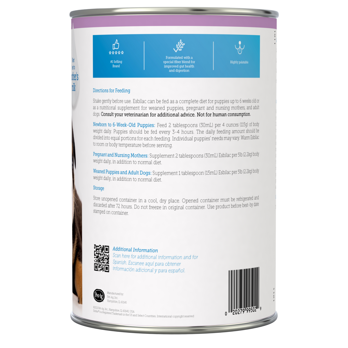 Esbilac® Sustituto de Leche en Líquido para Cachorro