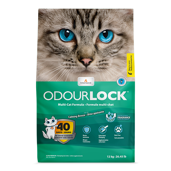 Intersand Arena aglutinante de arcilla odour lock aroma brisa calmante para gato