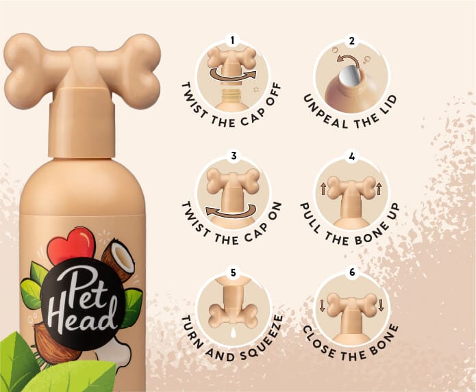 Pet Head Shampoo Natural Sensitive Soul Perro Coco-Avena 475ml