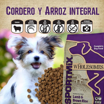 SPORTMIX WHOLESOMES Cordero y Arroz para Perro
