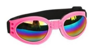 Paw Pets lentes protectores anti viento negro