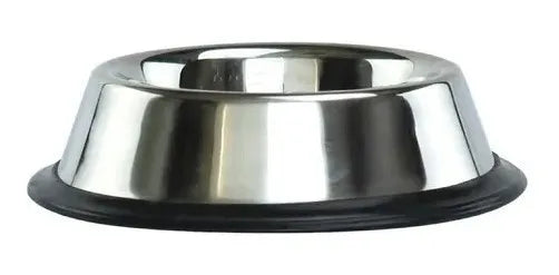 Grand Pet Plato Tazón Comedero Para Perros Antiderrapante Acero