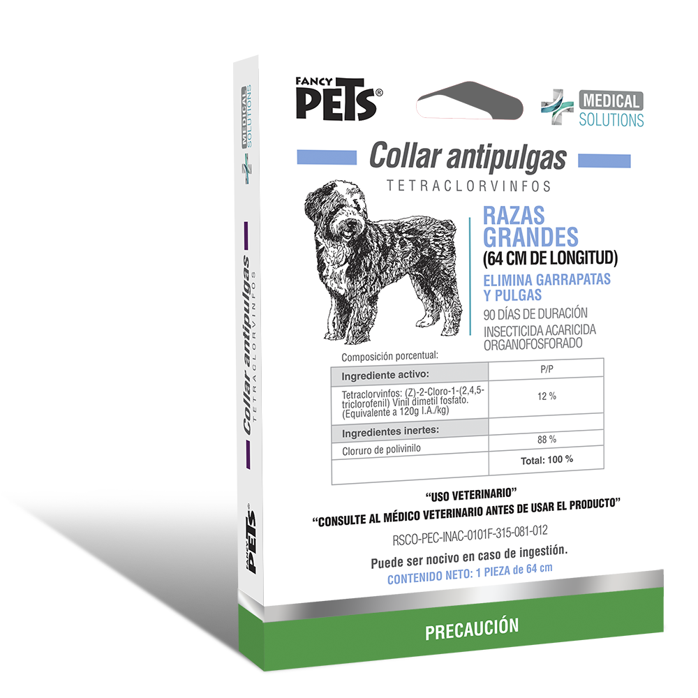 COLLAR ANTIPULGAS PARA PERRO MEDICAL SOLUTIONS
