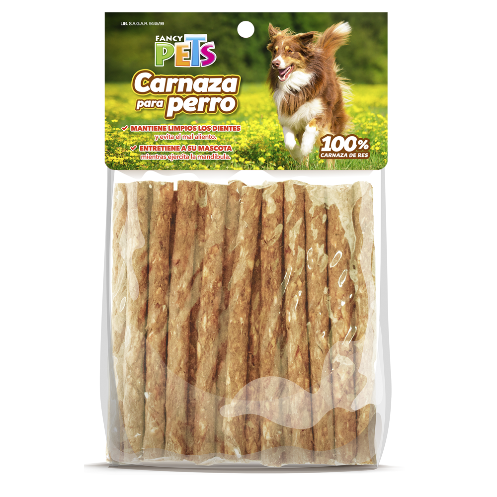 Fancy Pets Palitos de Carnaza Sabor Res