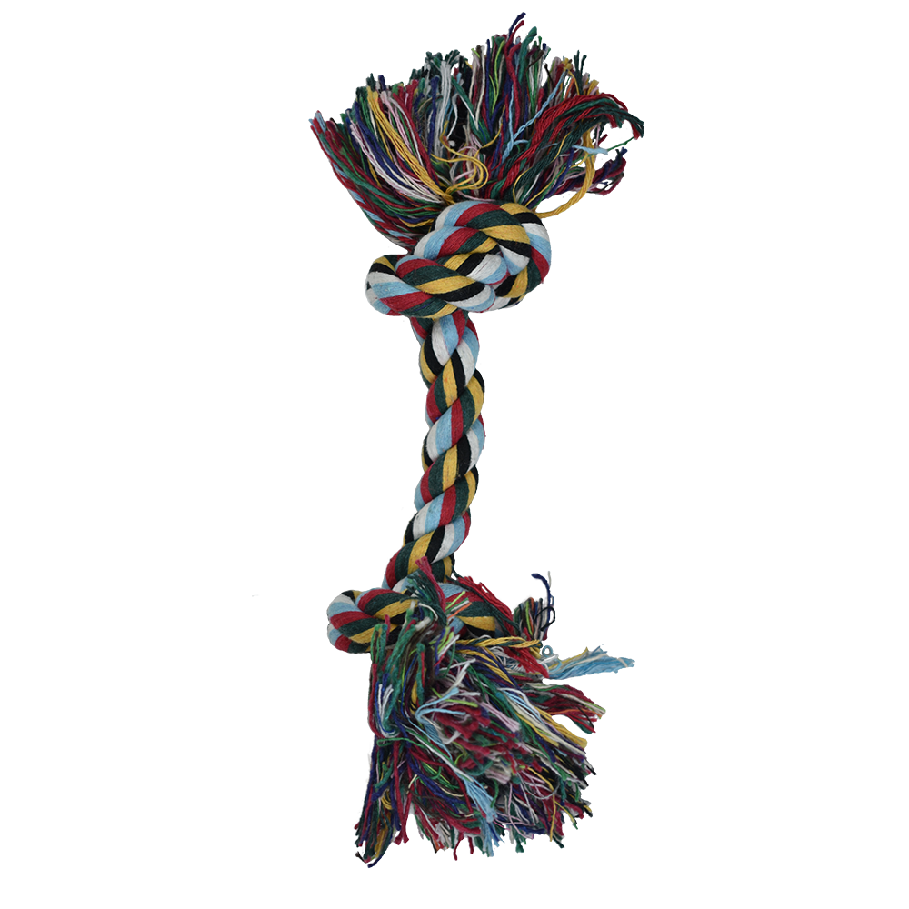 JUGUETE HUESO DE HILO MULTICOLOR