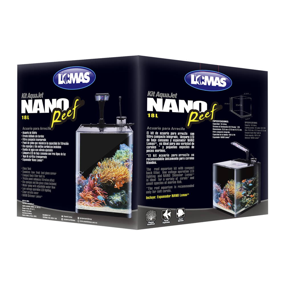 ACUARIO NANO REEF 18L