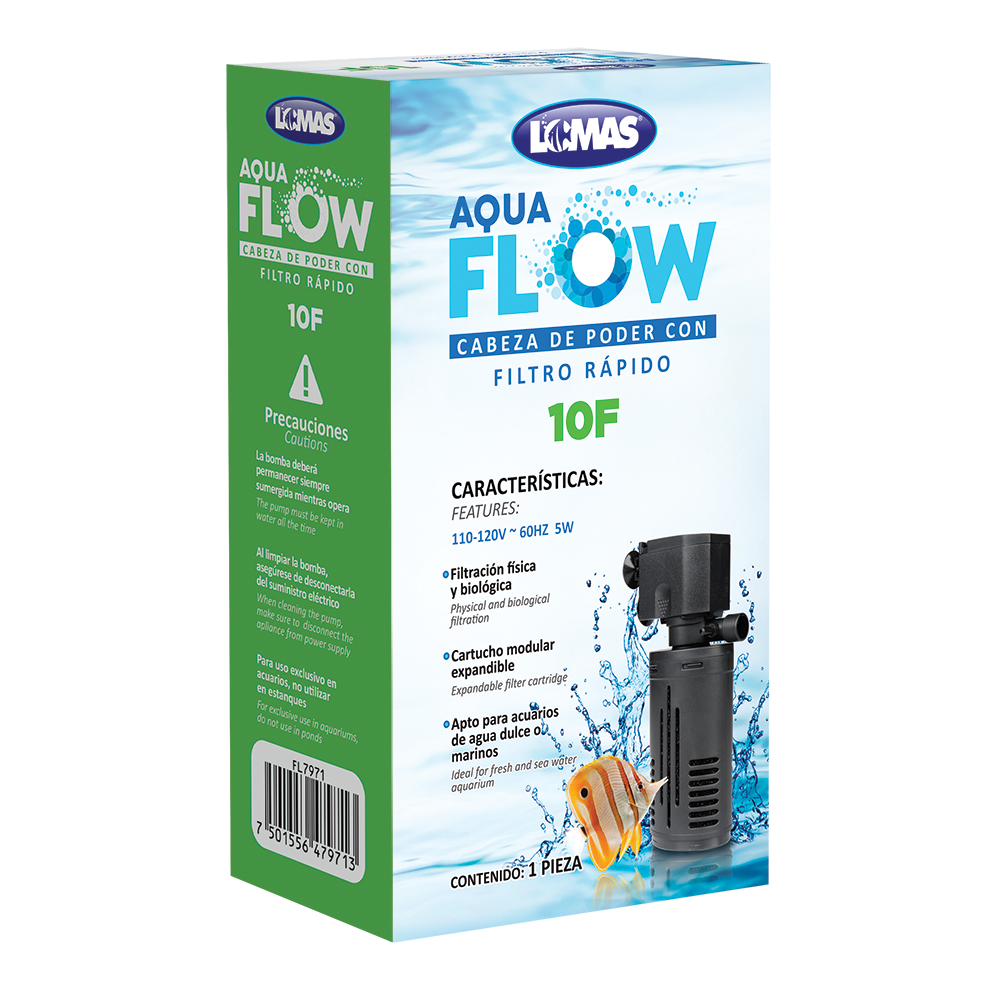 CABEZA DE PODER C/FILTRO RAPIDO AQUAFLOW