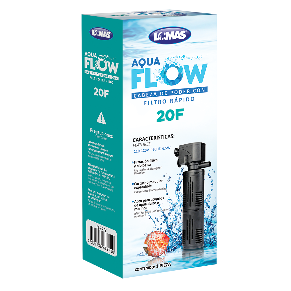 CABEZA DE PODER C/FILTRO RAPIDO AQUAFLOW