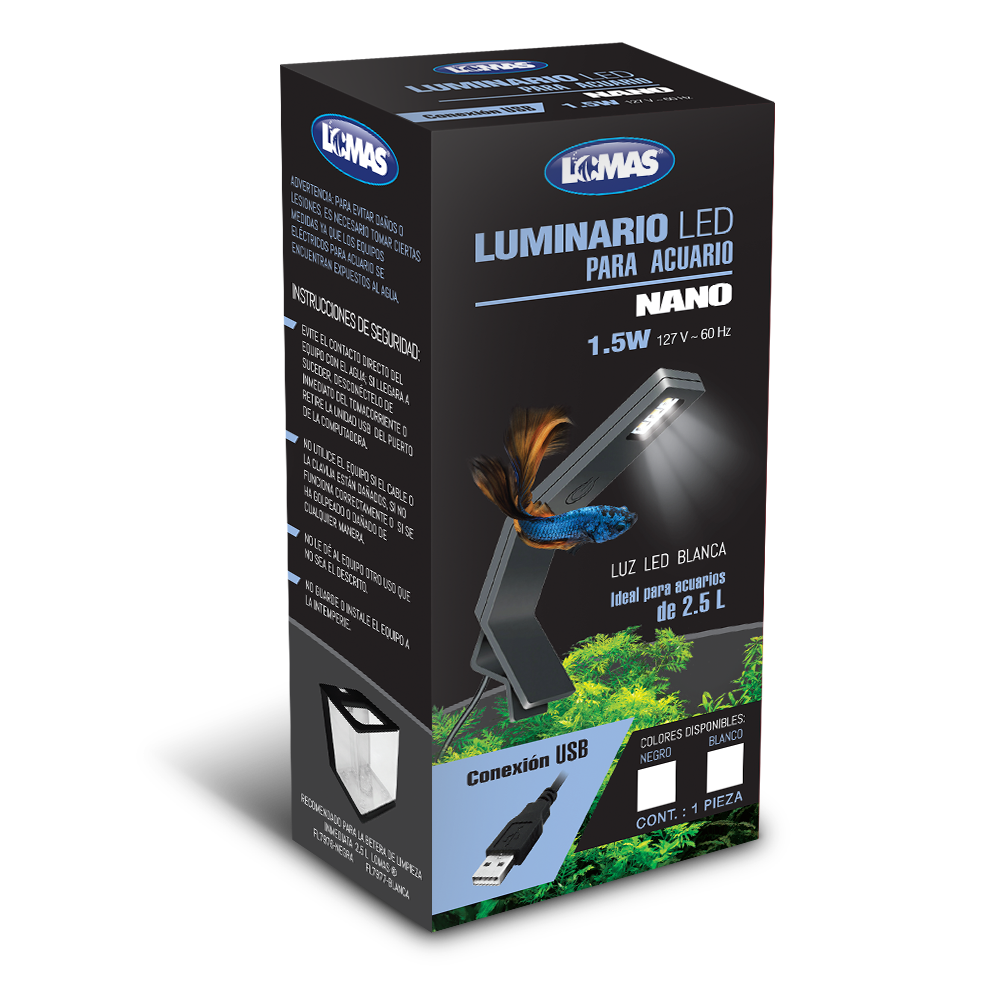 LAMPARA NEGRA LED NANO 1.5 W