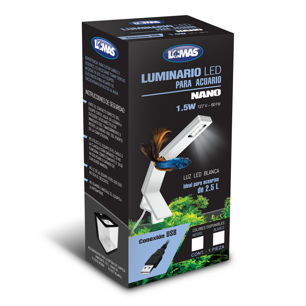 LAMPARA NEGRA LED NANO 1.5 W