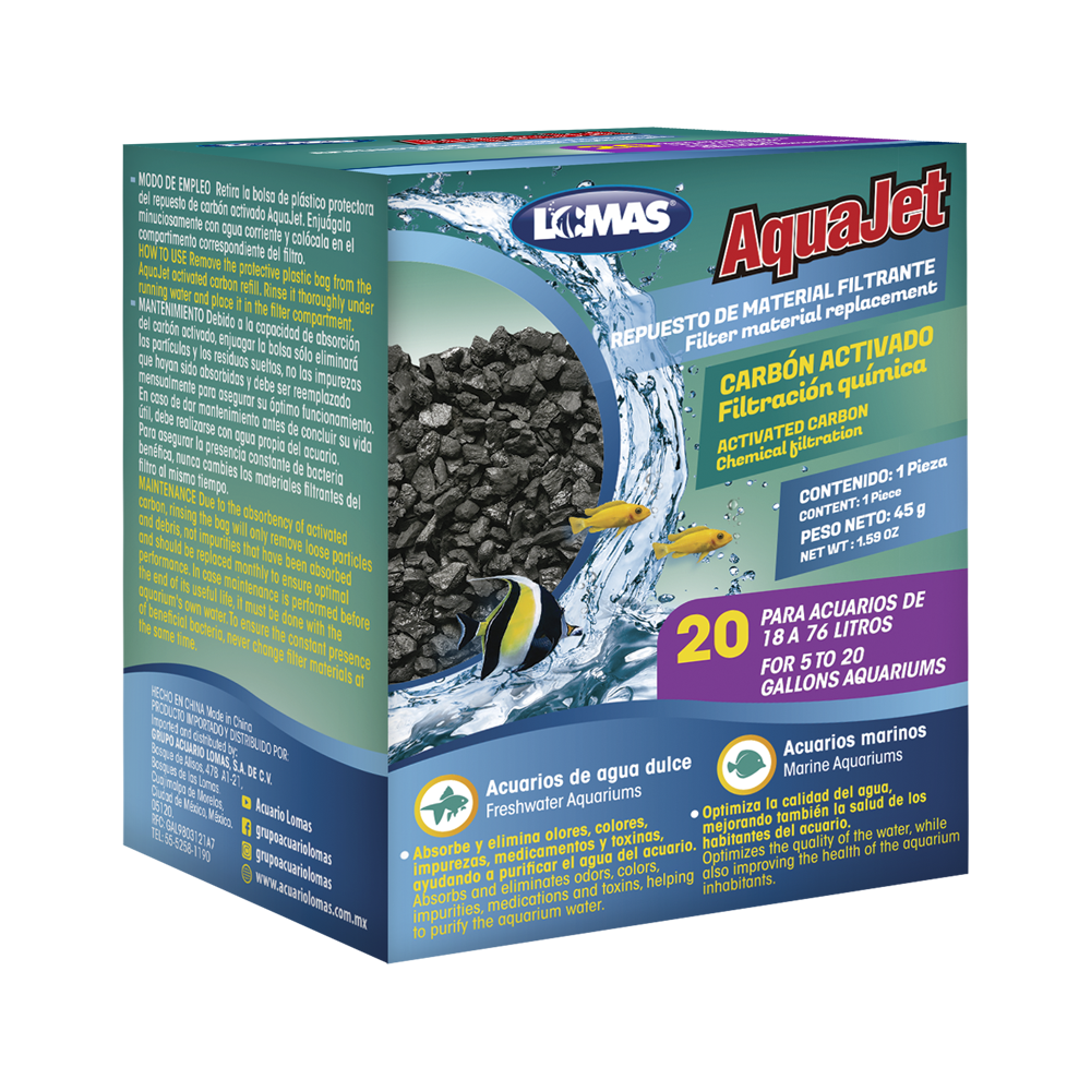 REPUESTO CARBON ACTIVADO AQUAJET 20-110