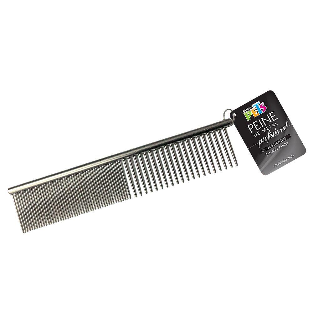 PEINE DE METAL COMBINADO FANCY PETS