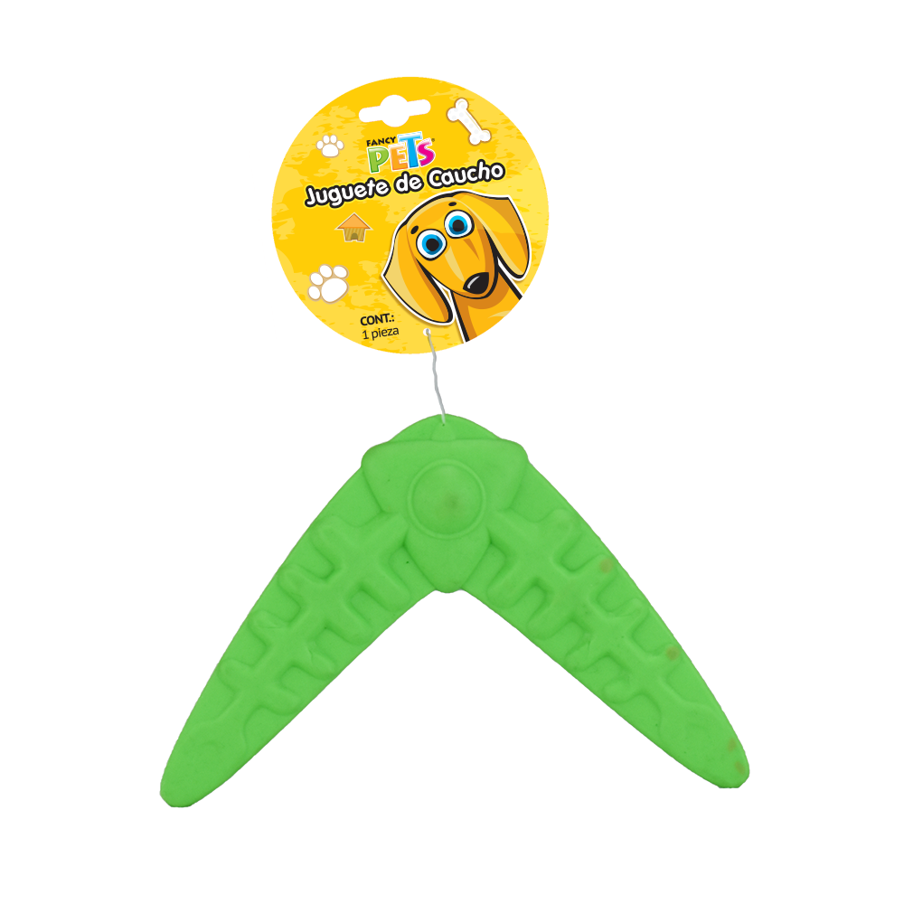 JUGUETE BOOMERANG DE CAUCHO FANCY PETS
