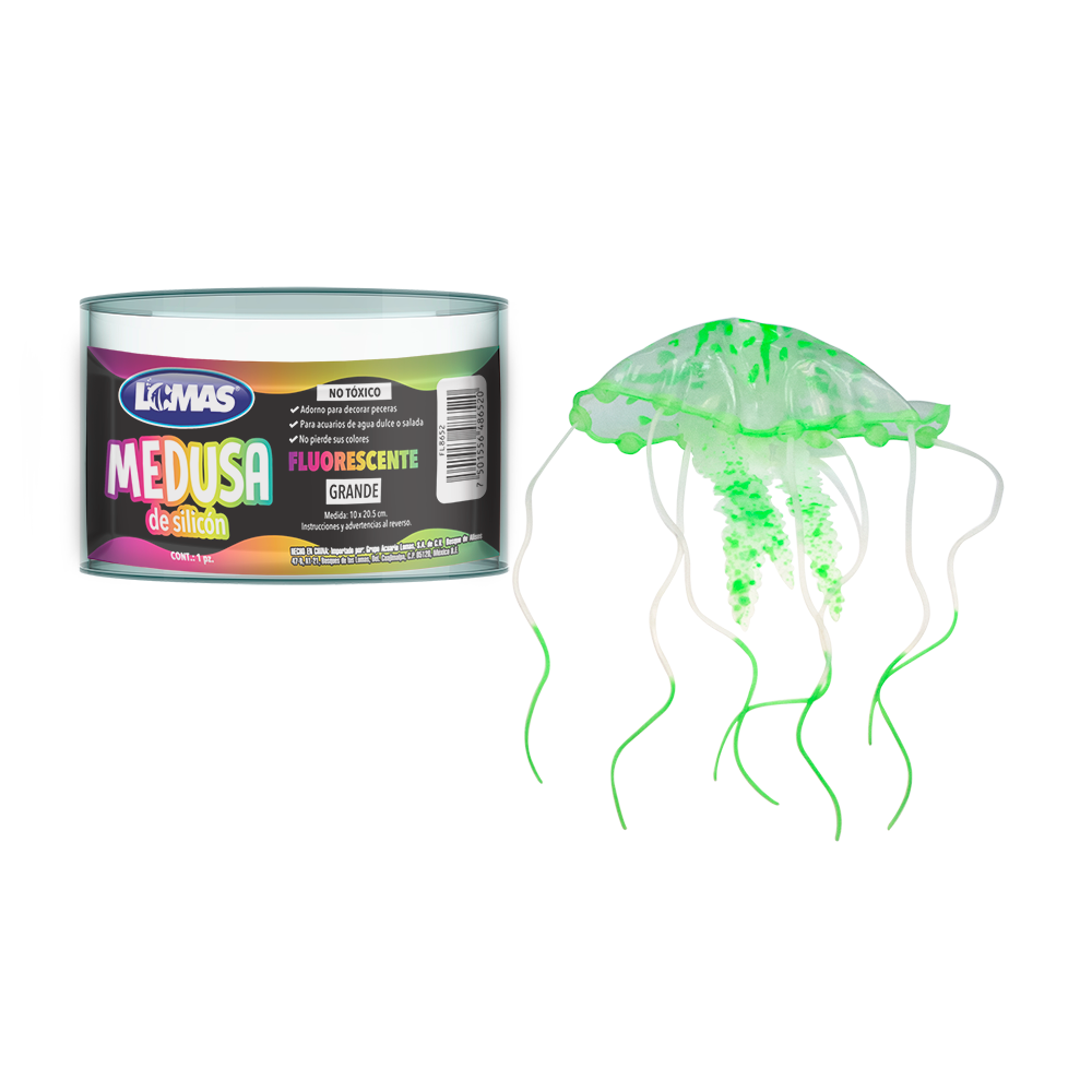 MEDUSA FLUORESCENTE COLORES SURTIDOS