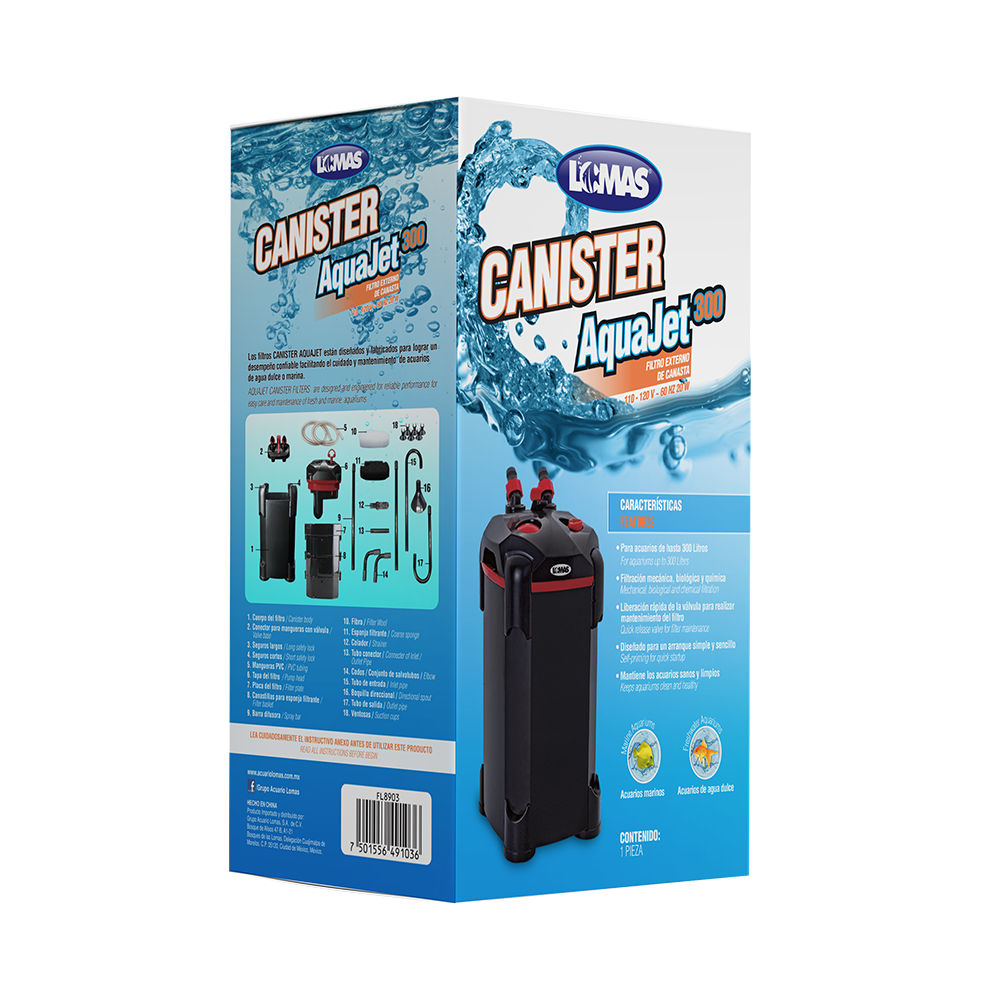 FILTRO EXTERNO CANISTER AQUAJET