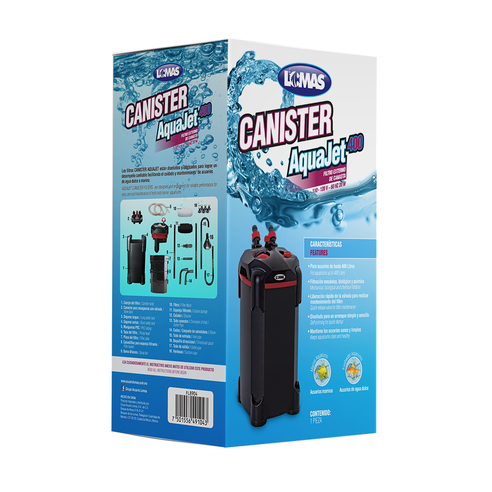 FILTRO EXTERNO CANISTER AQUAJET