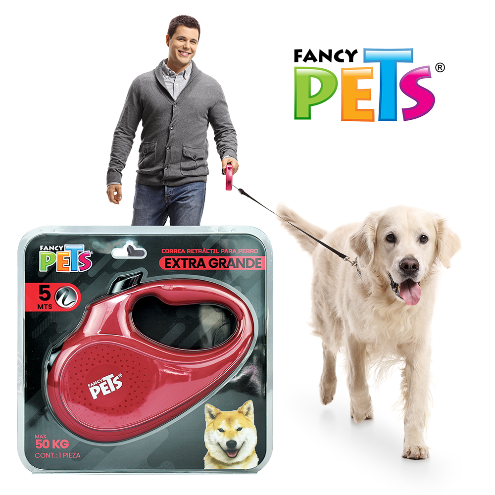 CORREA RETRACTIL FANCY PETS