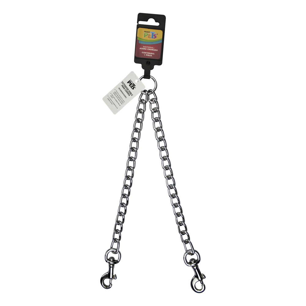 EXTENSION DOBLE P/CORREA FANCY PETS