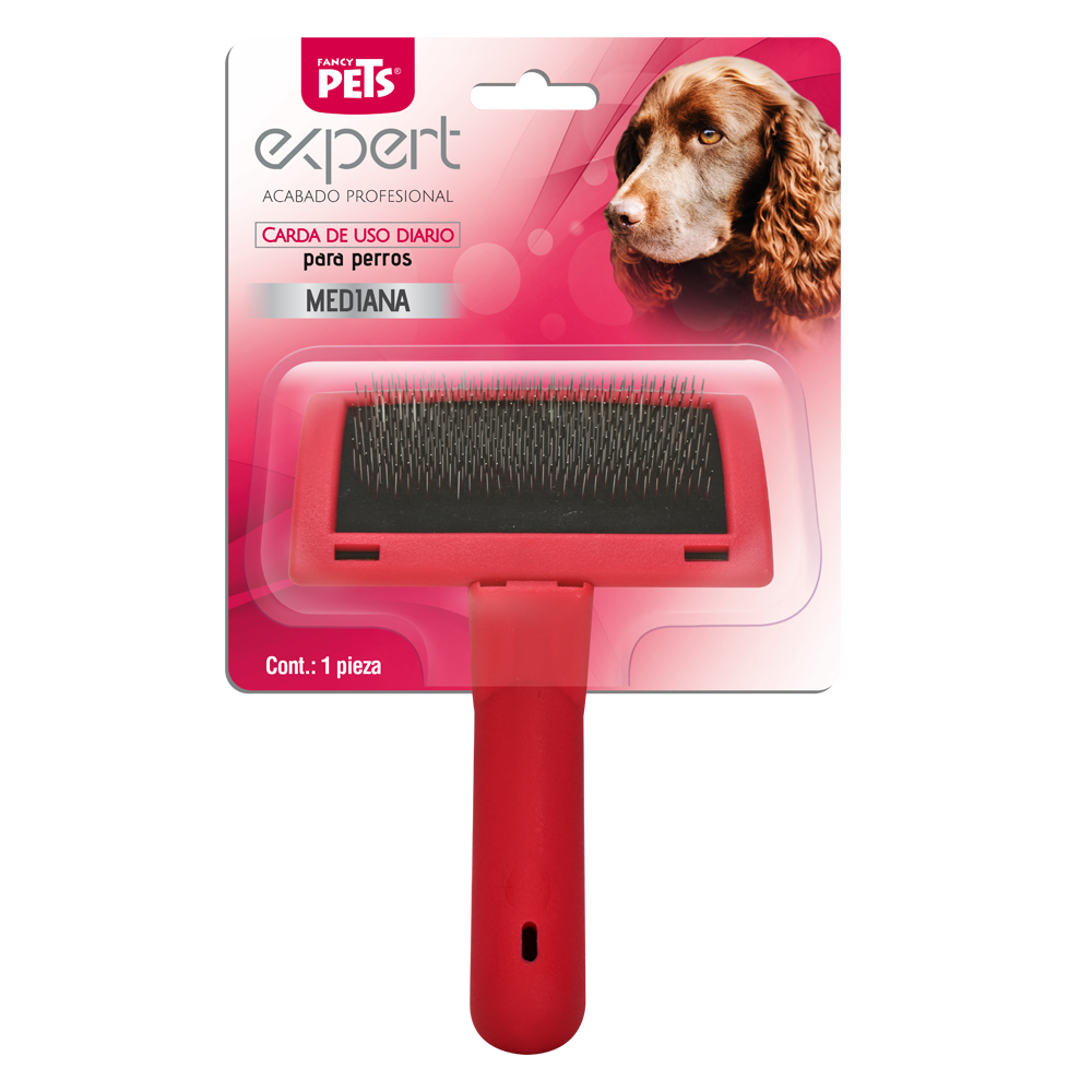 CARDA COLOR ROJA P/MASCOTAS FANCY PETS