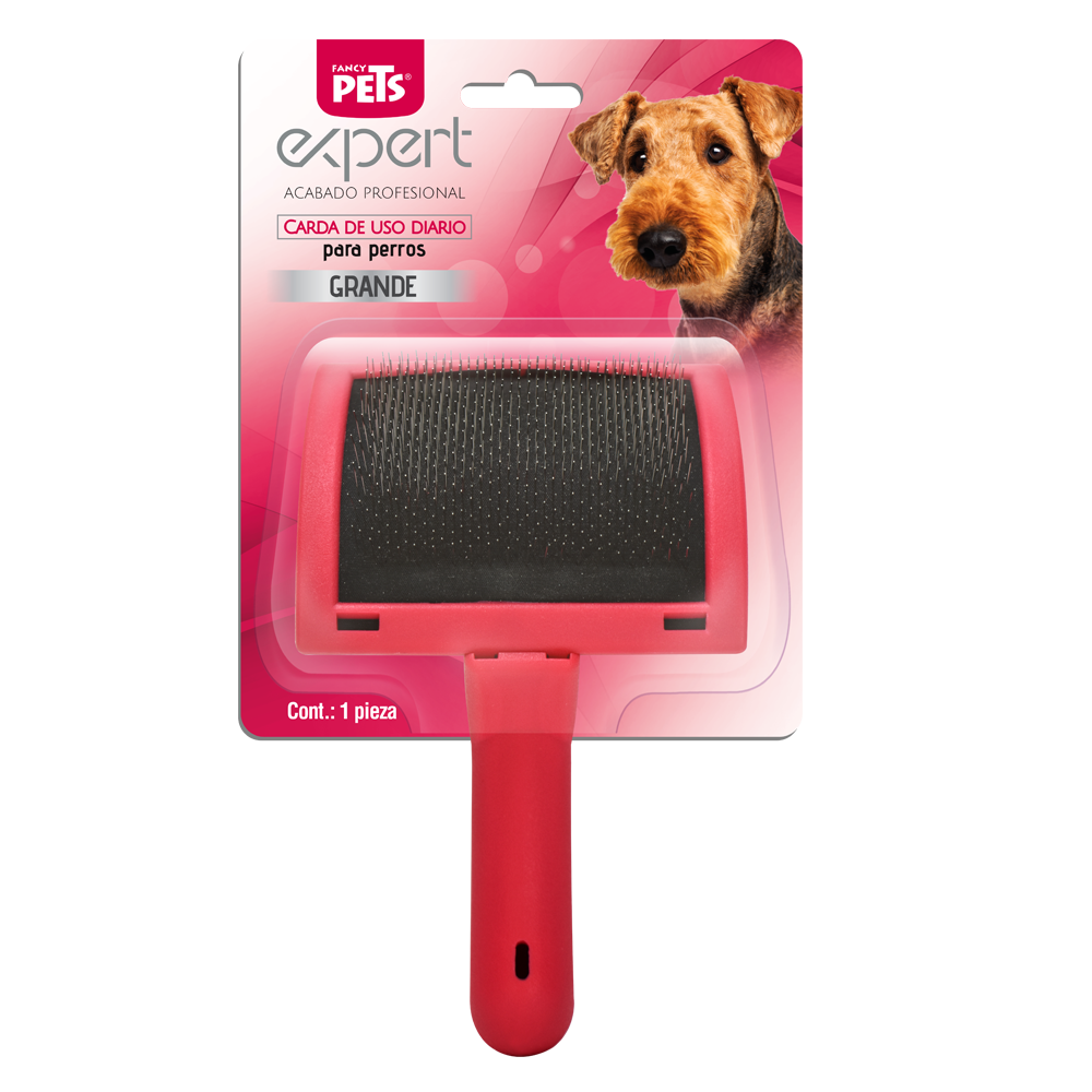 CARDA COLOR ROJA P/MASCOTAS FANCY PETS