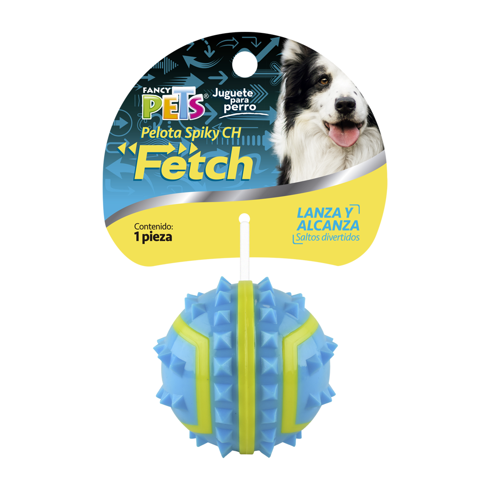 PELOTA SPIKY FETCH FANCY PETS