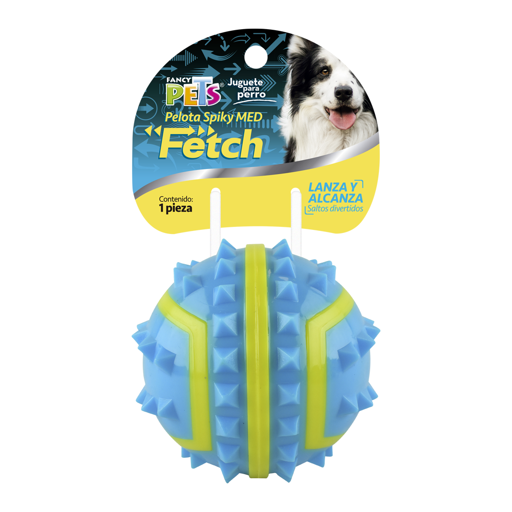 PELOTA SPIKY FETCH FANCY PETS