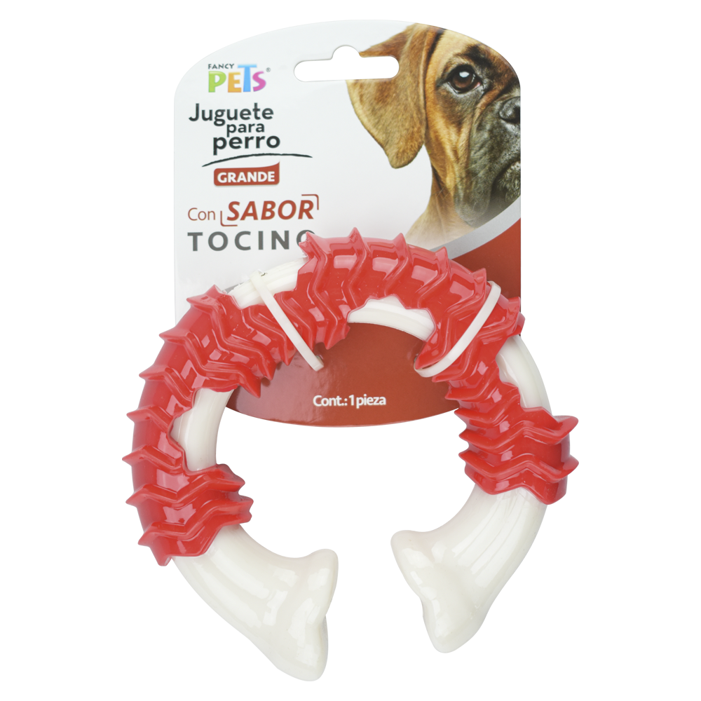 JUGUETE VERTEBRA SABOR TOCINO CHEW FANCY PETS