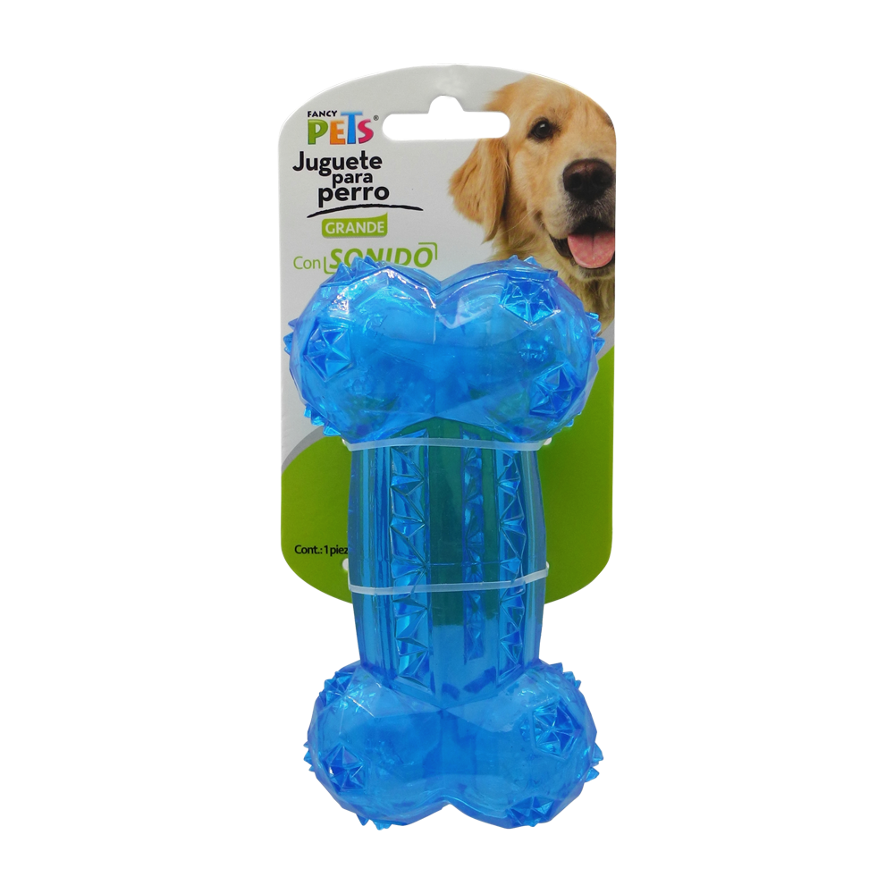 JUGUETE HUESO PRISMA C/SONIDO FANCY PETS