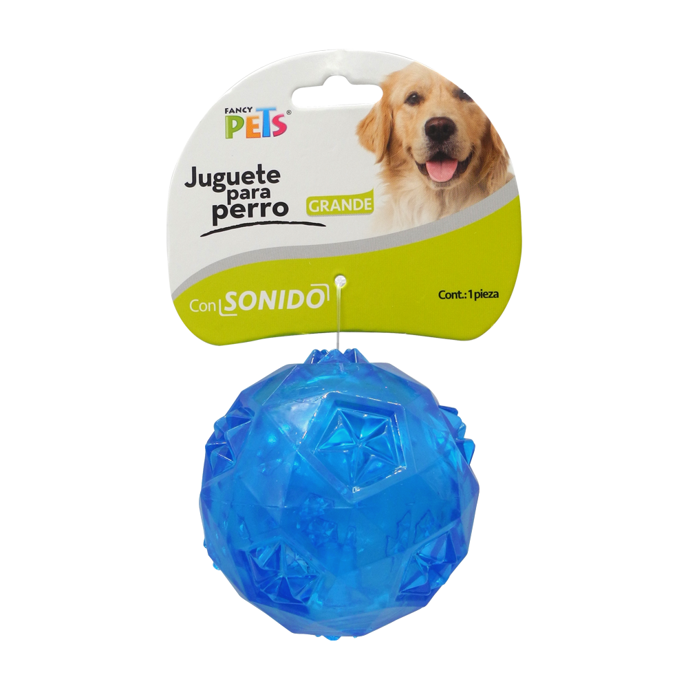 JUGUETE PELOTA PRISMA C/SONIDO FANCY PETS