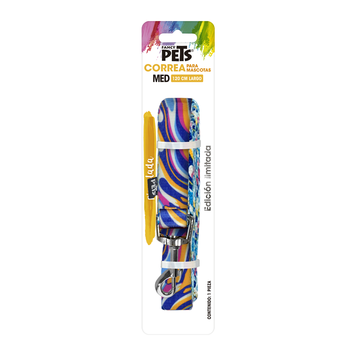 CORREA COLOR MIX P/PERRO GALERIA FANCY PETS