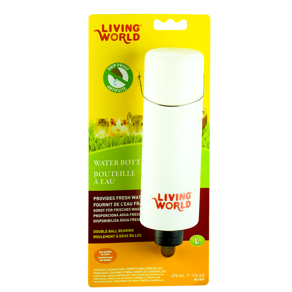 BEBEDERO ANTIDERRAMES P/HAMSTER LIVING WORLD