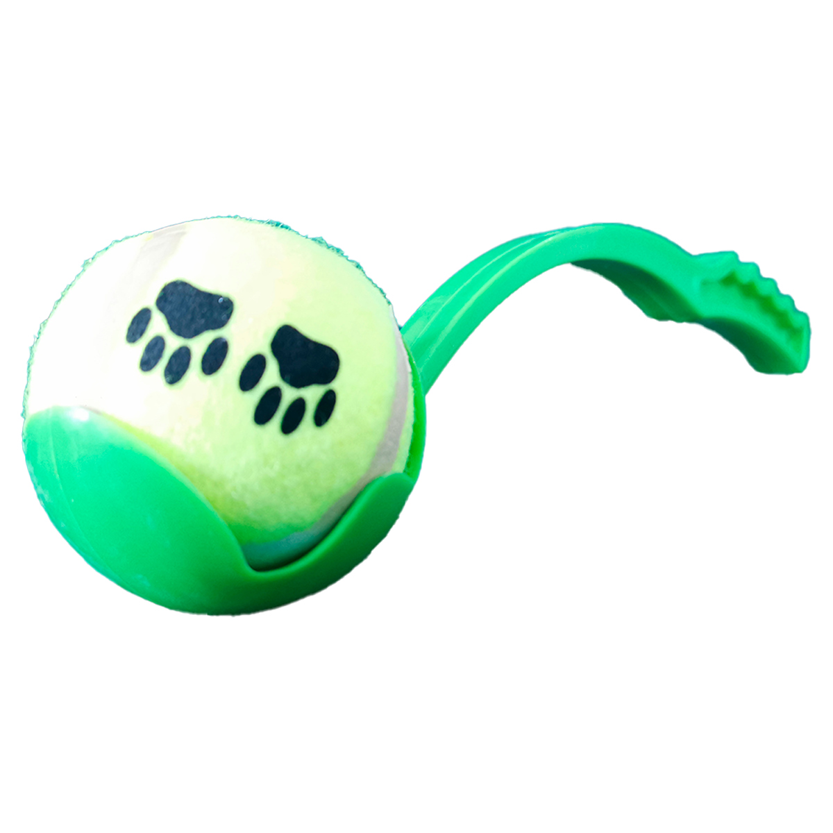 Lanza pelotas multicolor con pelota 38 cm