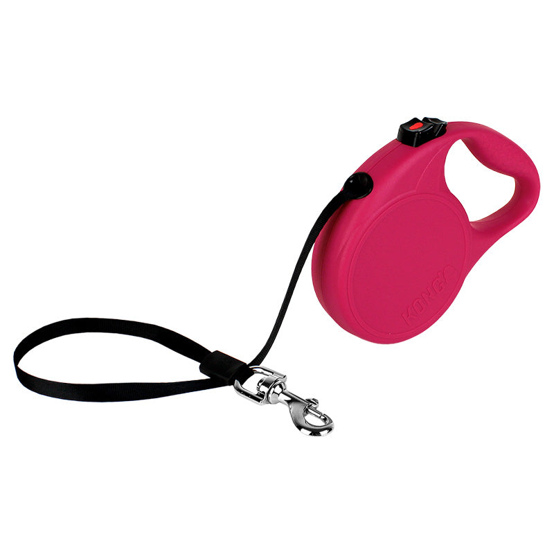 KONG Correa Retractil Trail Rosa