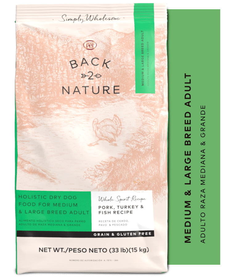 Back 2 Nature Adulto Raza Mediana & Grande